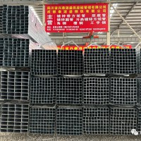 青白江现货库房 货源充足 镀锌带方管 镀锌带矩管 镀锌圆管